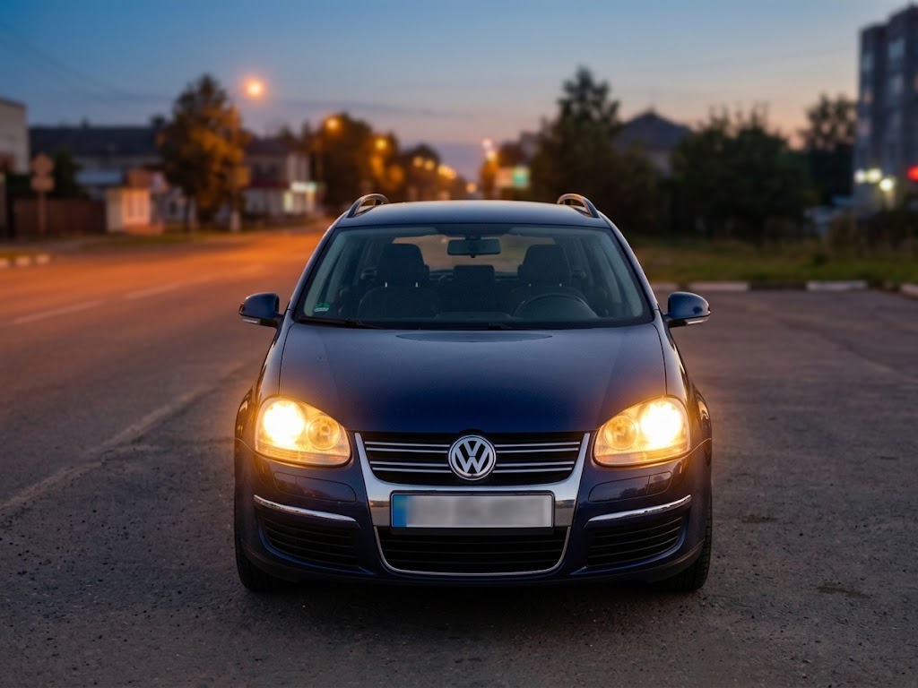 Синій Volkswagen Golf 5 Variant таксі Борис Олевськ